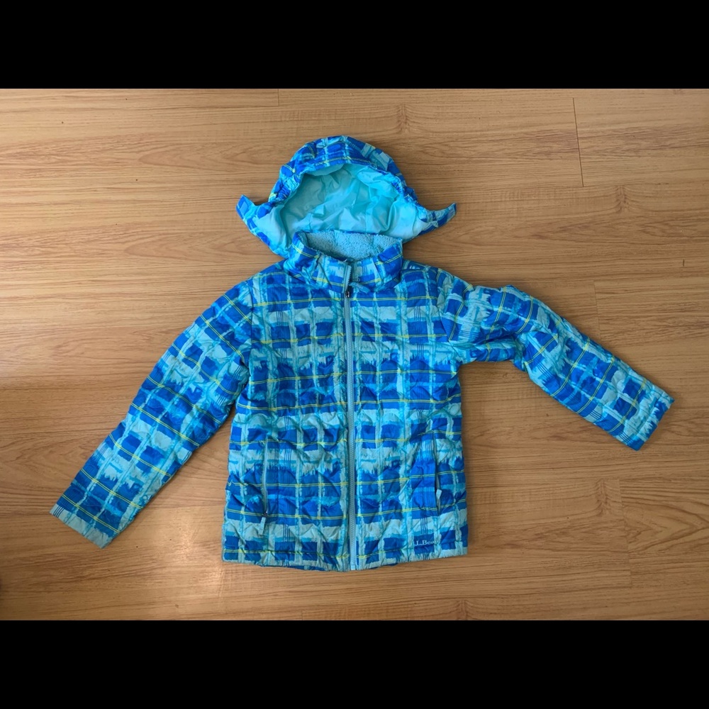 LL Bean Girl’s Size Medium 10-12 Insulated Ski Jacket